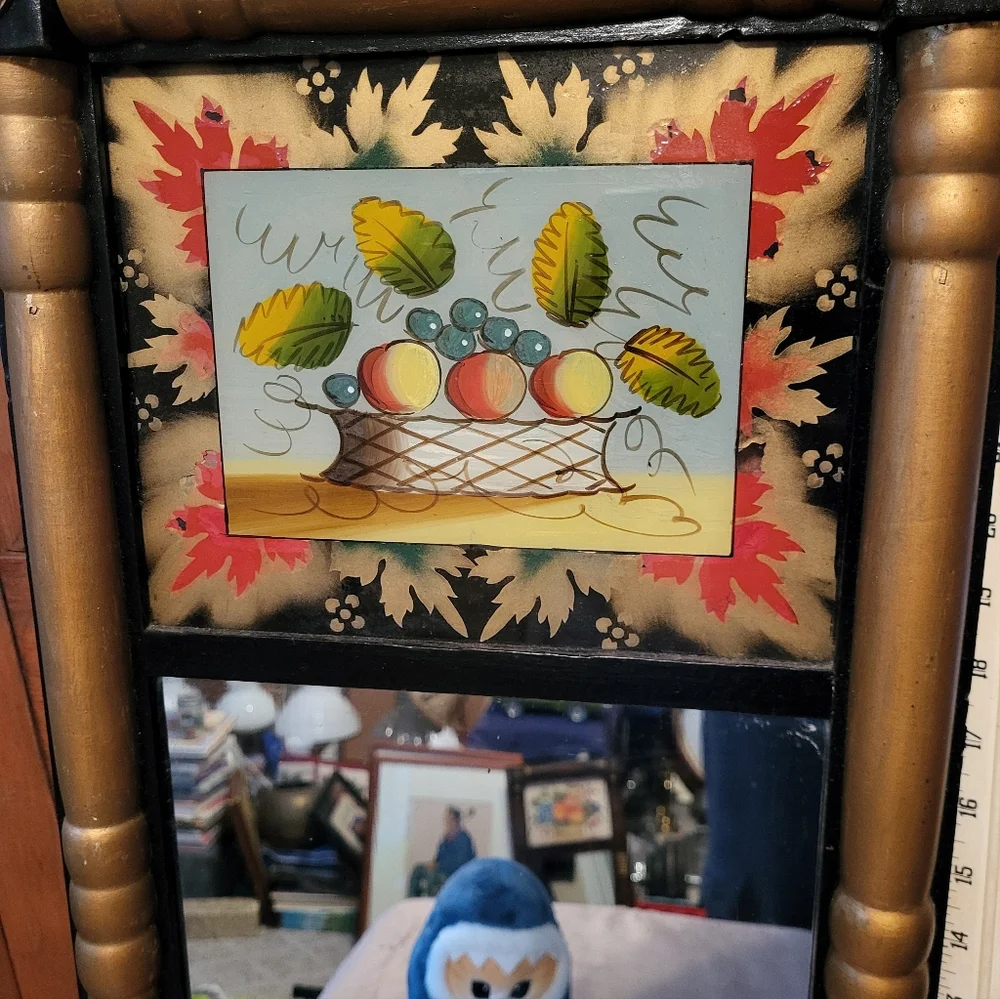 Antique Fruit Bowl Mirror